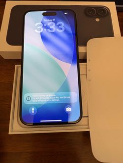 iPhone 16 plus t mobile locked new never set up black cell