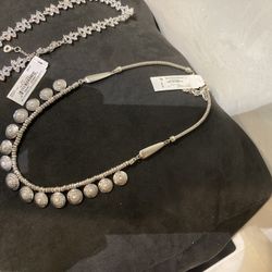 Costume Silver Tone Necklaces 