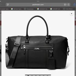 MICHAEL KORS Varick Leather Duffel Bag NWT