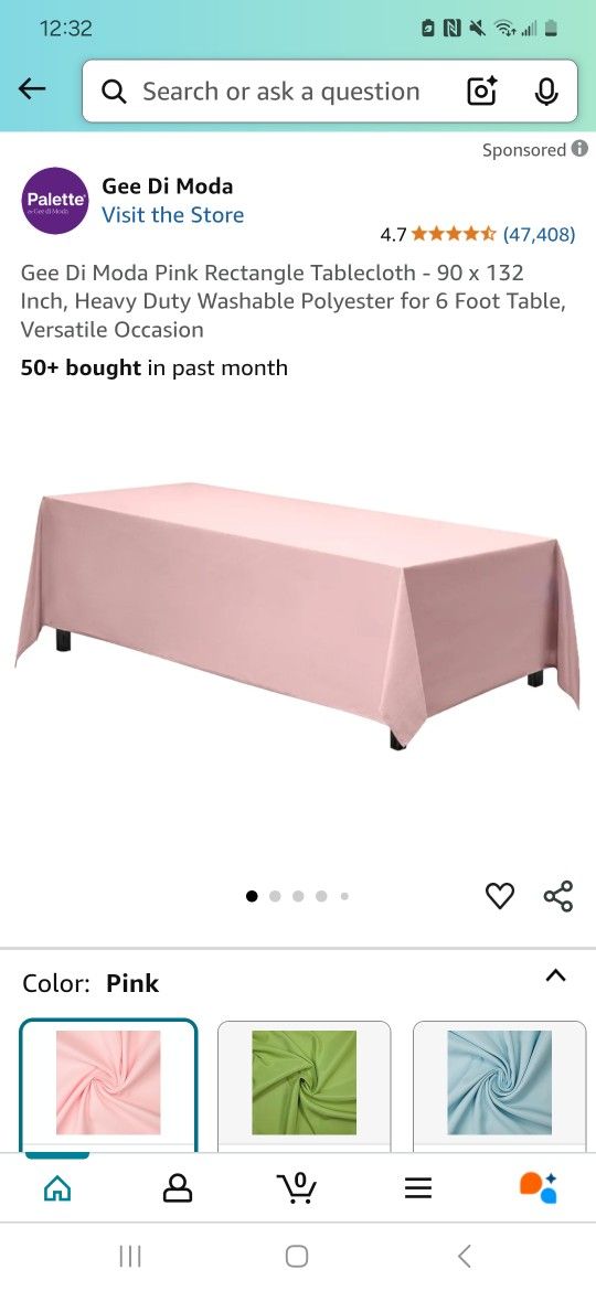 15 - Rose Color Tablecloths