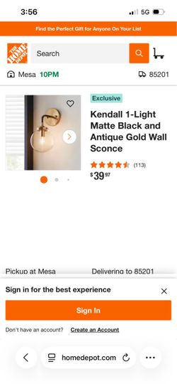 KENDALL SCONCE LIHGT 50% OFF 🔥