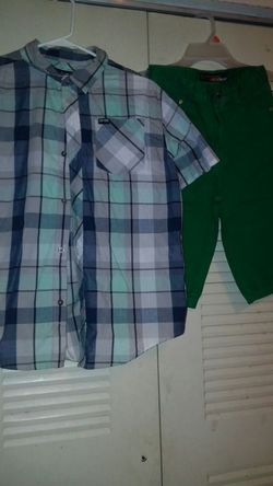 Size 10 Pants/Shirt Large for boys