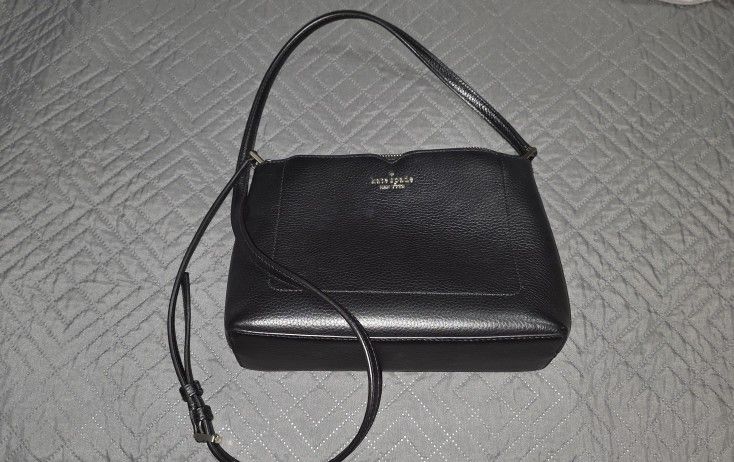 Kate Spade Black Leather Crossbody 50.00