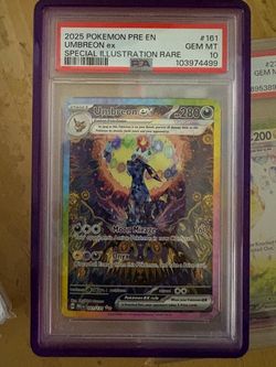 Pokemon PSA 10 Sunbreon Prismatic Evolutions