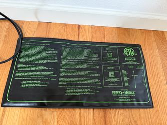 Ferry-Morse Seed Starter Heat Mat and Abbicen LED grow light