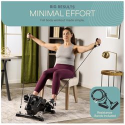 NEW in the box - Lifepro Under Desk Elliptical Exercise Machine – Mini Bike Elliptical for Low Impact Leg & Arm Movement – Quiet Magnetic Resistance