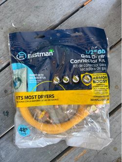 1/2” gas dryer connector kit
