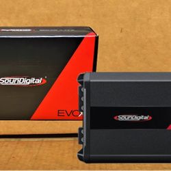 SounDigital Compact Power Amplifier Mono Subwoofer Speaker System Amp 1600 Watts Evox 800.1 🚨 Payment Options Available 🚨 No Credit Needed 🚨