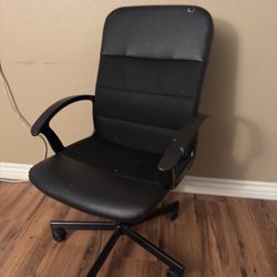 IKEA Black Rolling Chair 