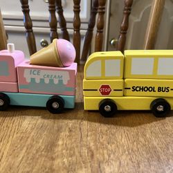 Wooden Puzzle Trucks