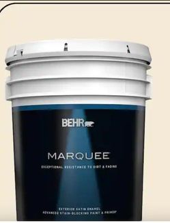 New 5 gal marquee ultra white satin