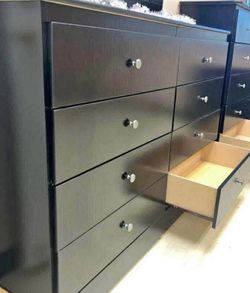 8 Drawer black color with rails