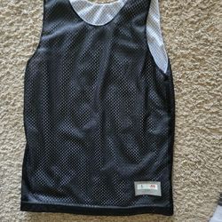 Plain Black/White Reversible Jersey