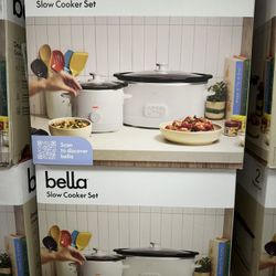 Bella Slow Cooker Set Double-Duty Duo 2pc Set