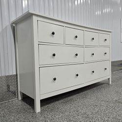 Beautiful Glossy White Dresser By Hemnes 