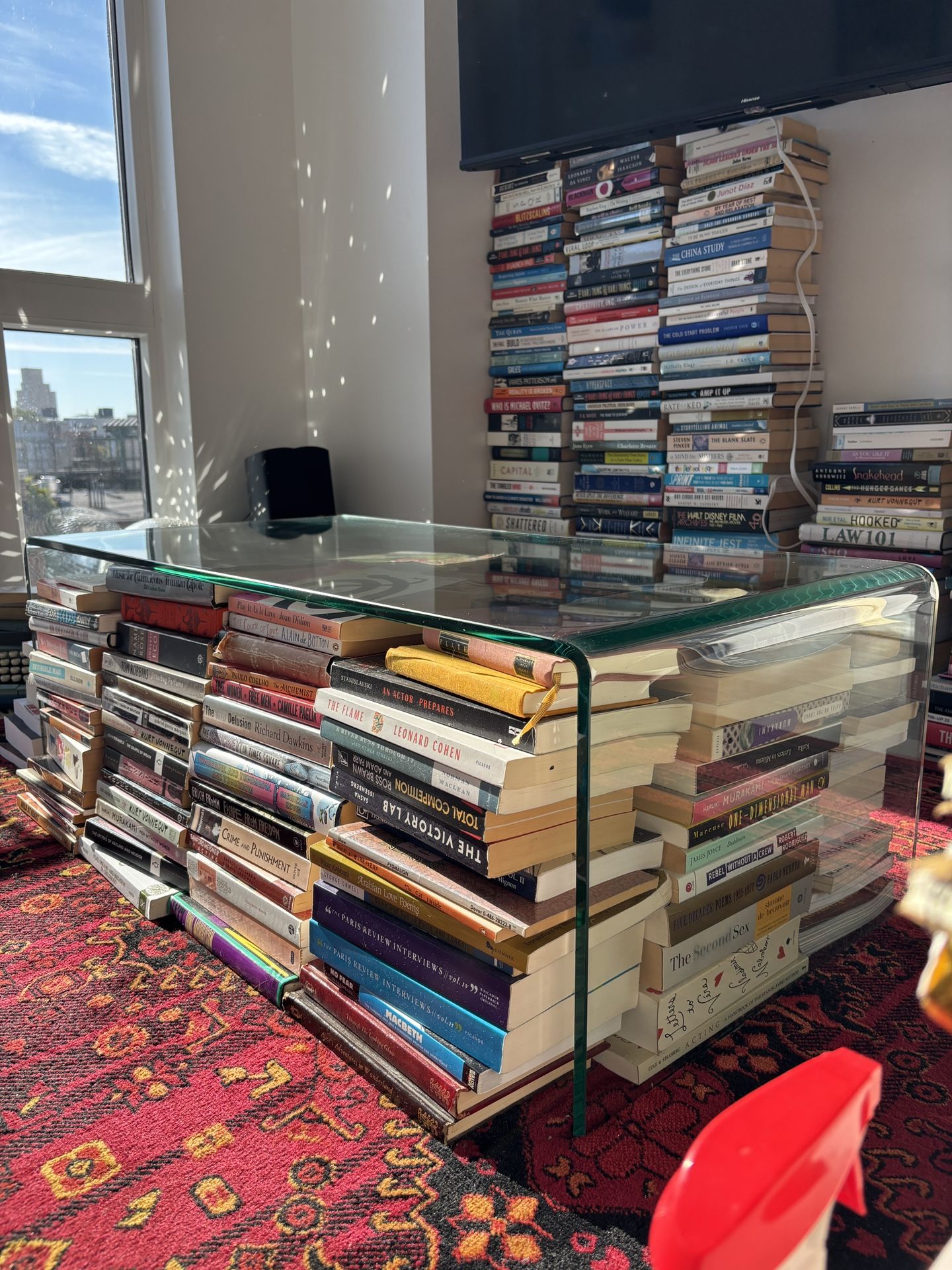 Minimalist Glass Coffee Table