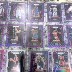 NBA Monopoly Prizm Purple Waves LOT! 