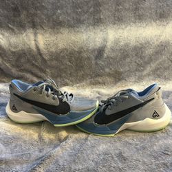 Nike Zoom Freak 2 Giannis Particle Grey Size 10.5 Euc