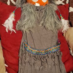 Girls Native American Indian Outfit / Costume