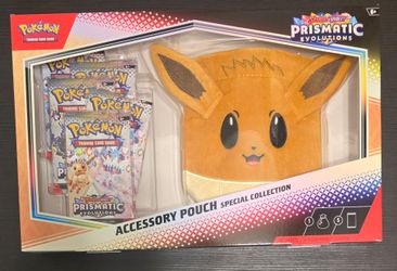 Pokemon Prismatic Evolutions Accessory Pouch Special Collection