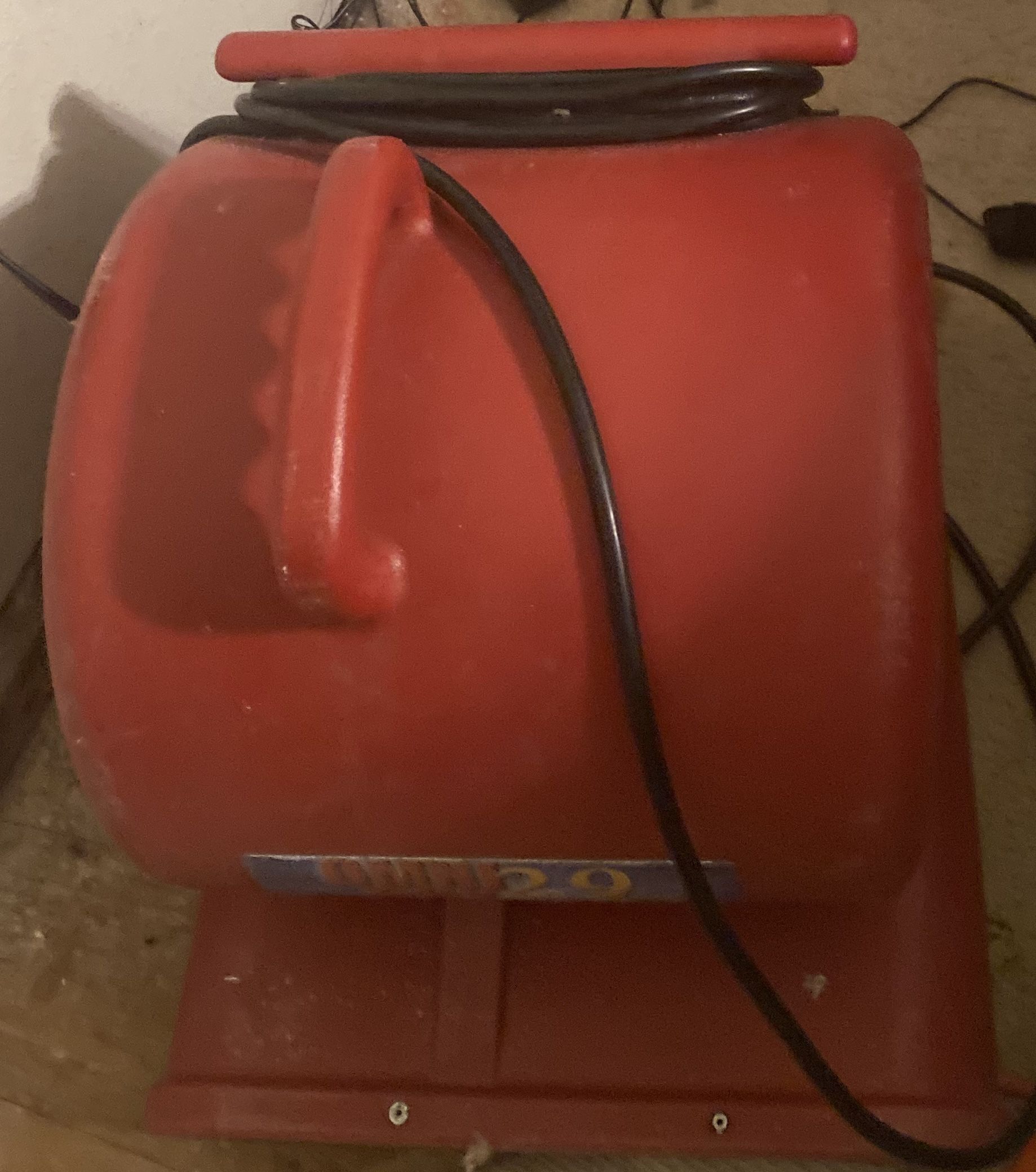 Blue And Red Omni Dri Fans