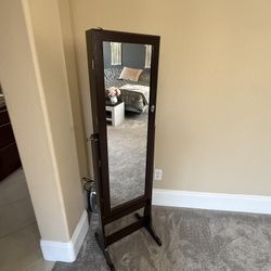 Mirrored Jewelry Cabinet