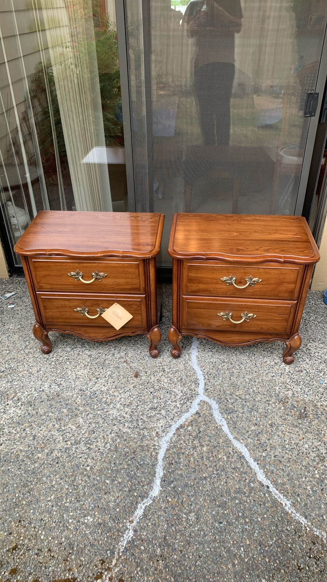 Antique Nightstands By “SandberG Furniture”