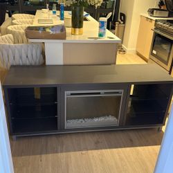 Fire Place TV Stand 