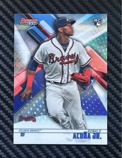 2018 Bowman’s Best #51 Ronald Acuna Jr. RC Rookie Refractor Atlanta Braves