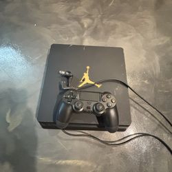 PS4 Slim Bundle w/ Games & Controller – Works Great (No HDMI)