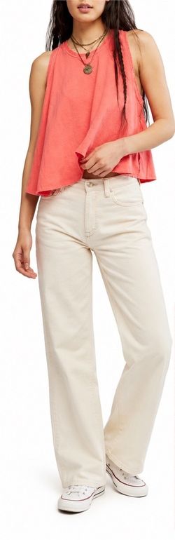 Free People Hialeah Trapeze Tank Coral Small