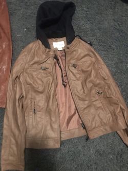 Sky &Sparrow Faux Leather Jacket