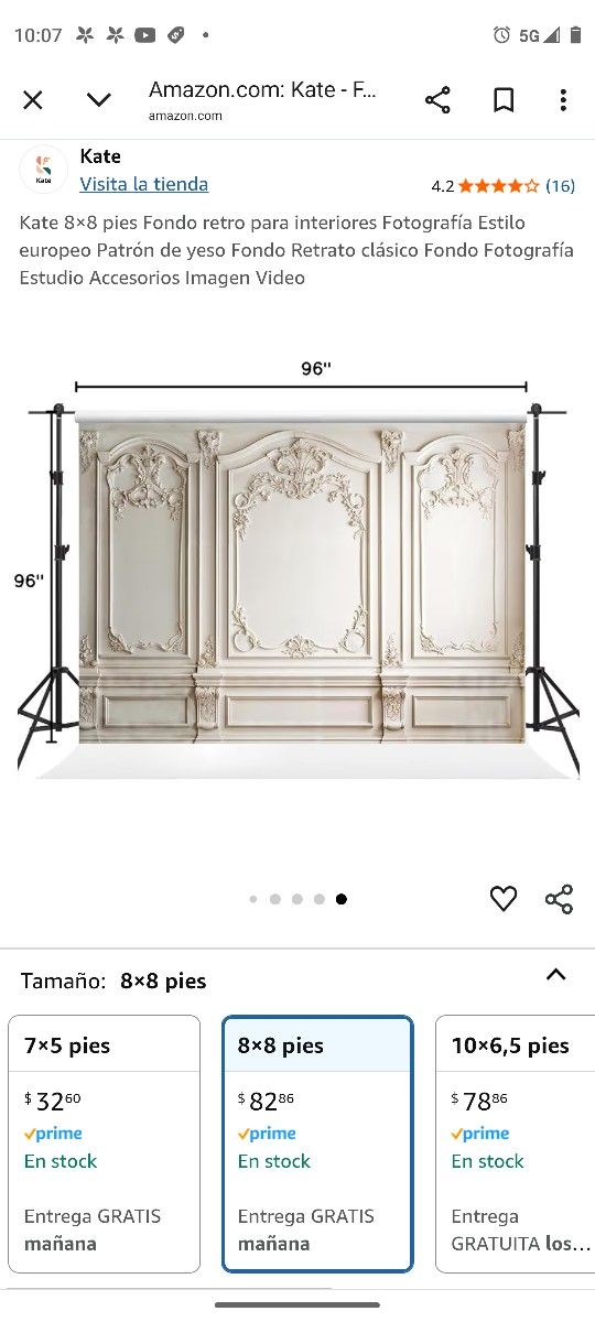 Back Drop For Photography 8x8. $40