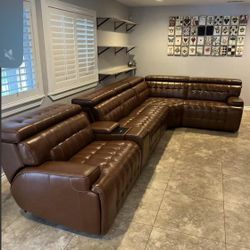 Temmpton 6 Piece Power Reclining Sectional 