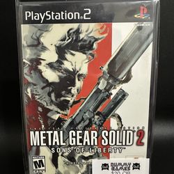 Metal Gear Solid 2 For PlayStation 2
