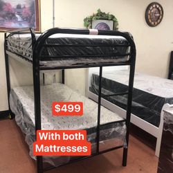 Twin Bunkbed With Mattresses Included /////Litera Con Colchones Incluidos 
