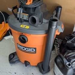 Rigid 16 Gallon 5.0 Peak HP Shop Vac Dry Wet Vacuum 