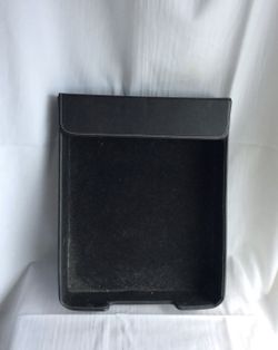 Leather Black Memo Pad Paper Holder Desk Home Office