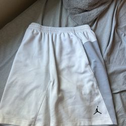 White Jordan Shorts 