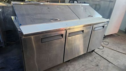 3 door prep table