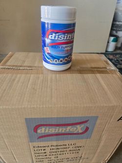 Disinfectant wipes