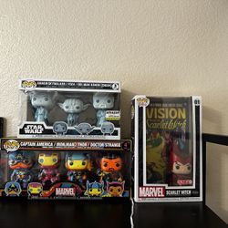 Funko Pop Lot (Star Wars & Marvel)