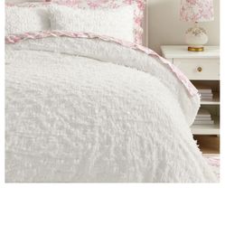 Twin Size Pottery Barn Comforter And Sham 
