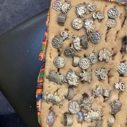 African Authentic Brass Rings 