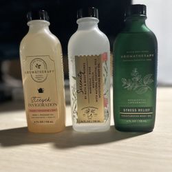 3 Bath & Body Works Oils set BUNDLE 