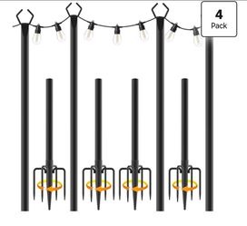 Poles for lights outdoor