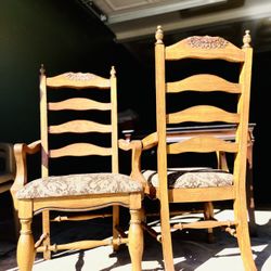 Two Wooden Chairs $20
