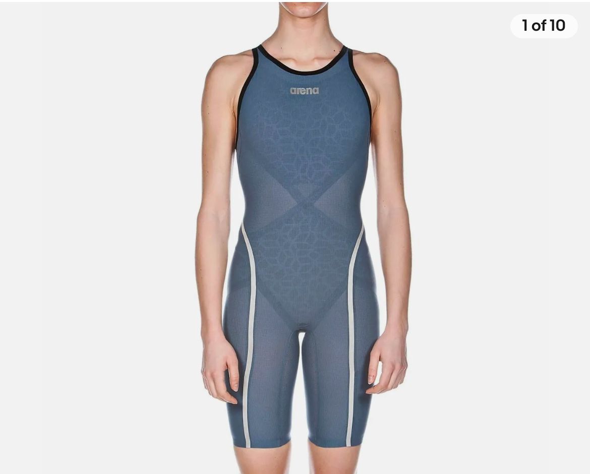 Arena Powerskin Carbon Ultra Race Suit Women Open Back Size US 24