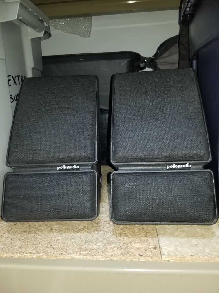 Polk M3 Monitor Series Bookshelf Or Outdoor Speakers With Mounts