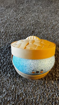 Rare Glitter Mystery Dumpling Squishy – Jumbo Blue Sparkle – Open Box